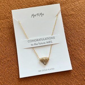 Miss to Mrs Diamond Shaped Necklace